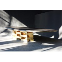 <a href="https://www.galeriegosserez.com/artistes/loellmann-valentin.html">Valentin Loellmann </a> - Blocks - Coffee table